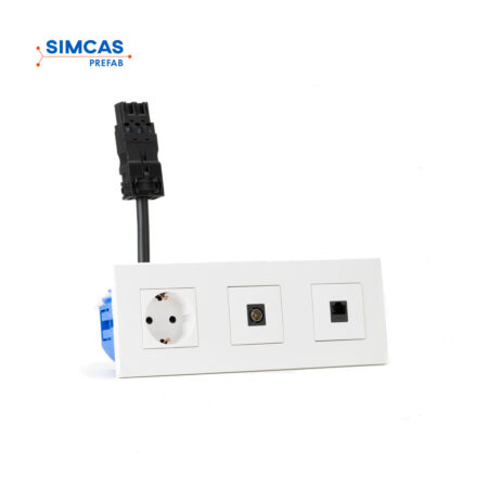 1 x WCD + COAX-TV + UTP-RJ45