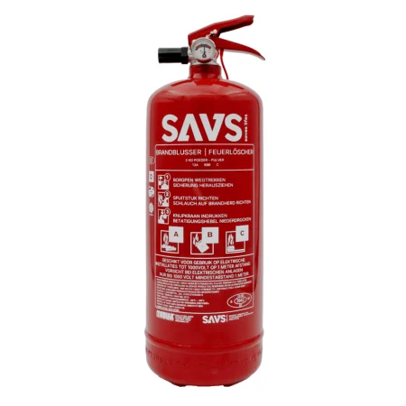 SAVS Brandblusser poeder 2 kg