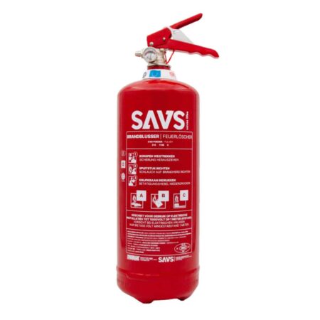 SAVS Brandblusser poeder 6 kg