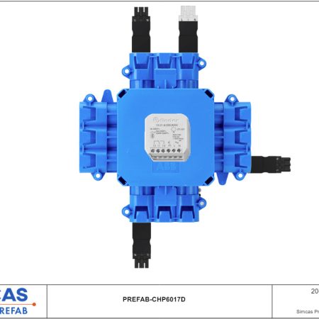 Prefab Centraaldoos - voeding – Finder 1ch (doorvoer)