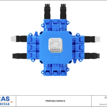 Prefab Centraaldoos - voeding – Finder 2 ch