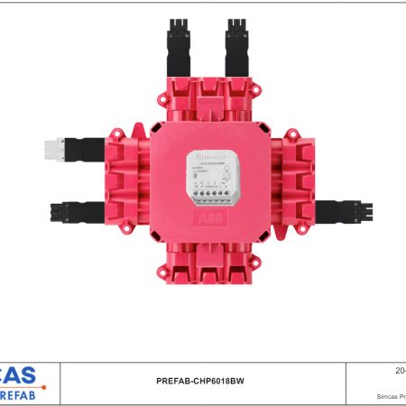 Prefab Centraaldoos - voeding – Finder 2 ch (brandwerend)